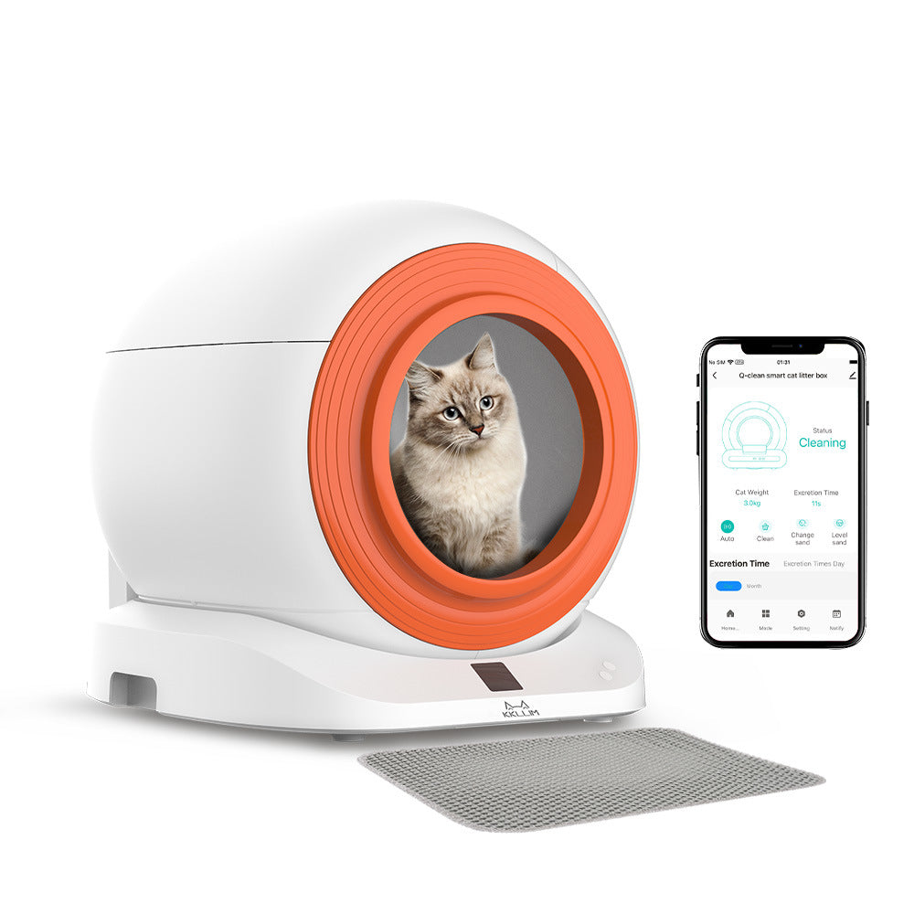 New Design Smart Self-cleaning Low Odor Litter Box for Cats