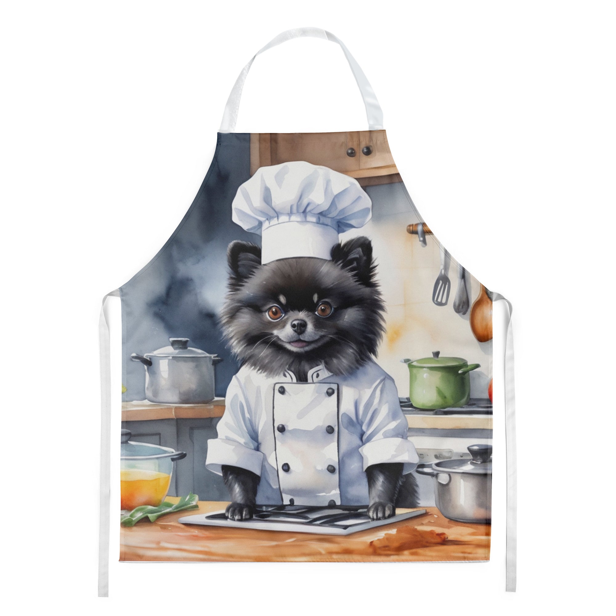 Pomeranian II - The Chef Apron for Adult Women and Men - Unisex Large