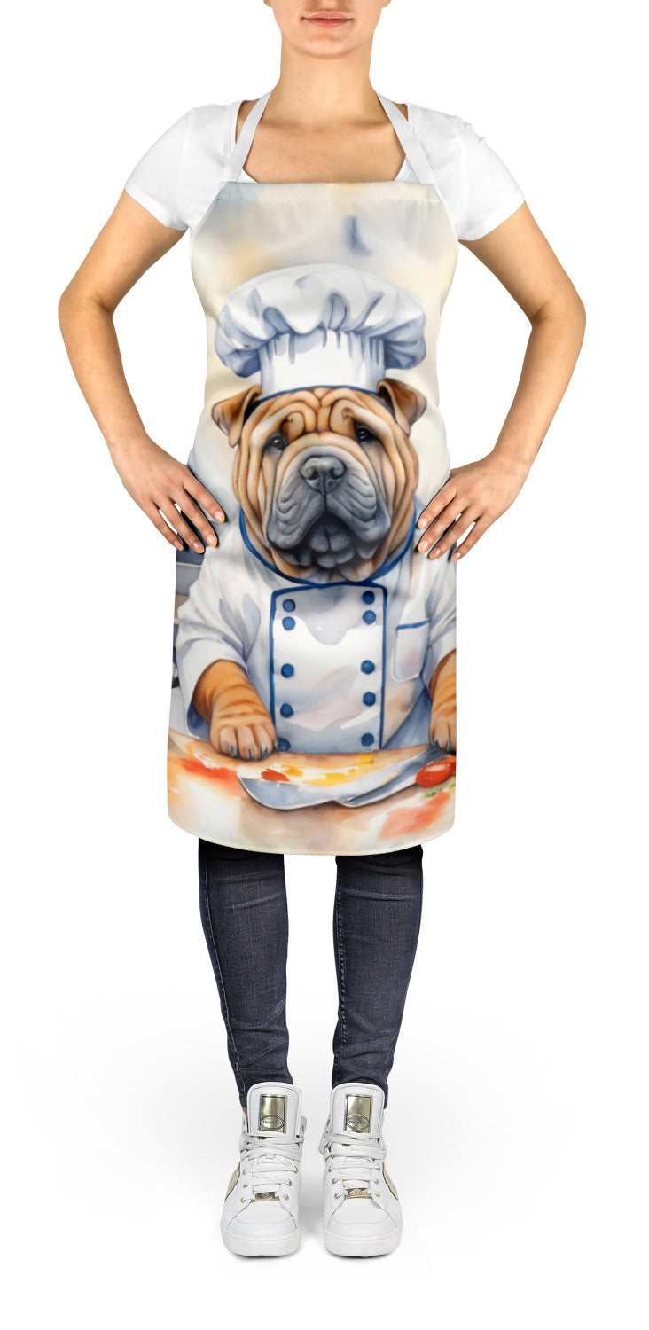 Shar Pei - The Chef Apron for Adult Women and Men - Unisex Large