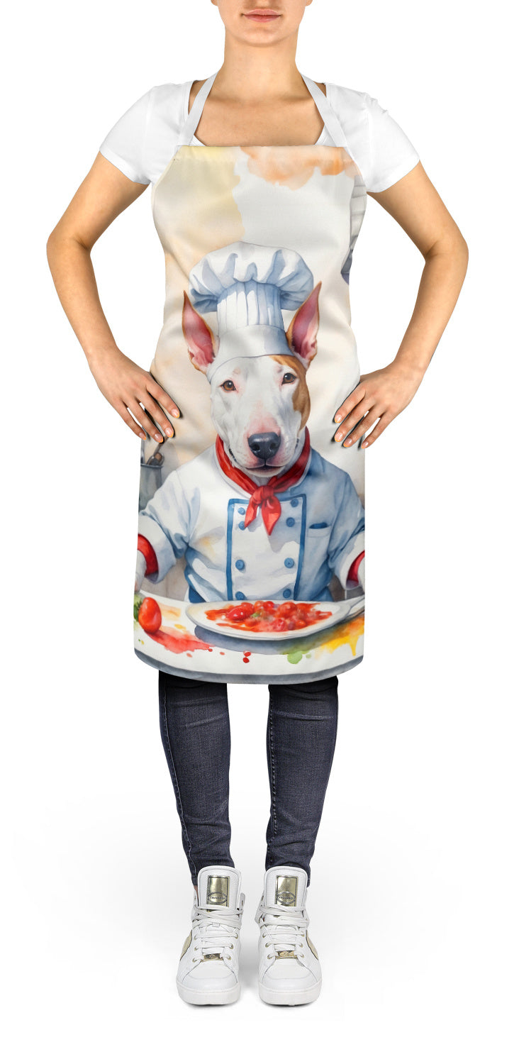 Bull Terrier - The Chef Apron for Adult Women and Men - Unisex Large