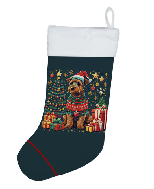 Welsh Terrier - Christmas Holiday Stocking for Family Decorations