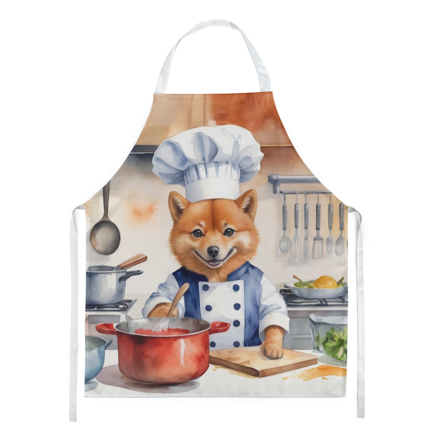 Finnish Spitz - The Chef Apron for Adult Women and Men - Unisex Large