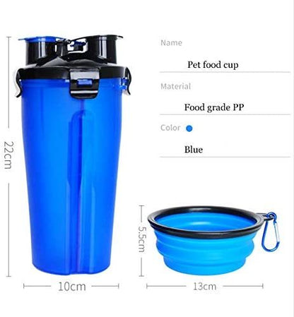 Portable Food and Water Feeder Cup for Dogs