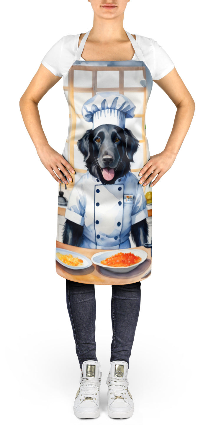 Flat-Coated Retriever - The Chef Apron for Adult Women and Men - Unisex Large