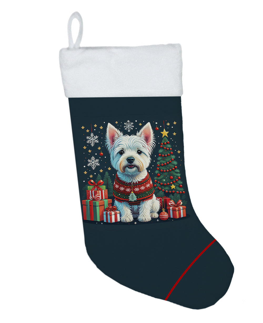 Westie - Christmas Holiday Stocking for Family Decorations