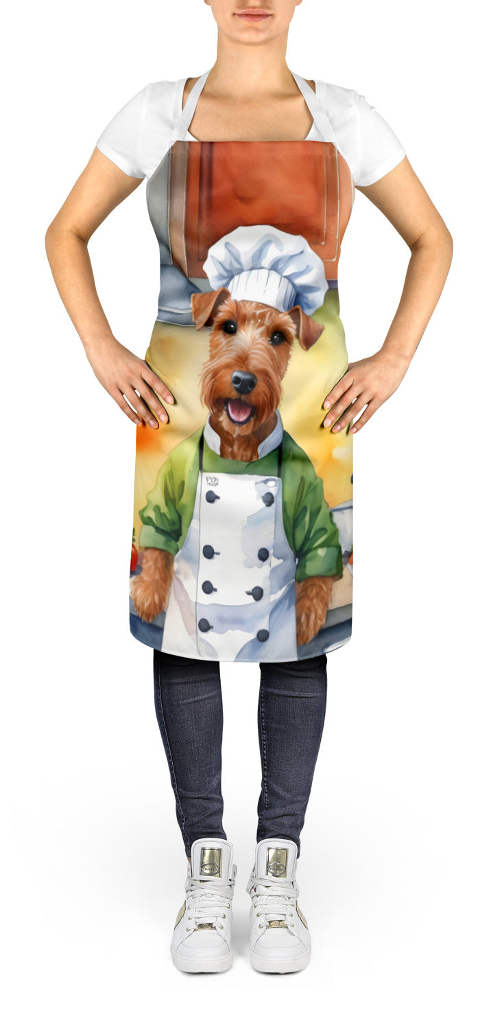 Irish Terrier - The Chef Apron for Adult Women and Men - Unisex Large