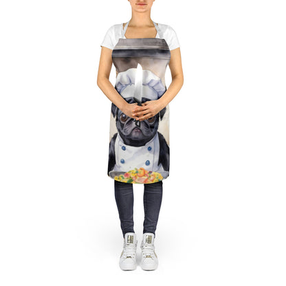 Black Pug - The Chef Apron for Adult Women and Men - Unisex Large