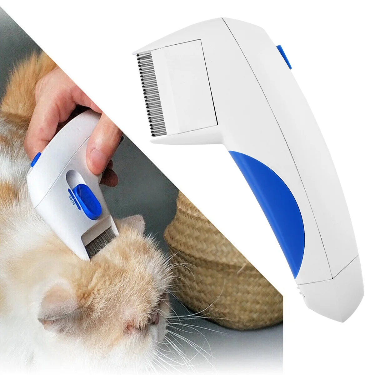 Electronic Lice Removal Cleaner Brush/Comb For Dogs and Cats