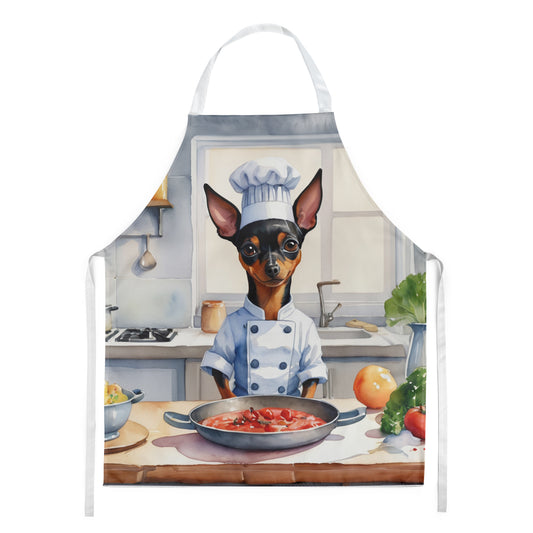 Miniature Pinscher - The Chef Apron for Adult Women and Men - Unisex Large