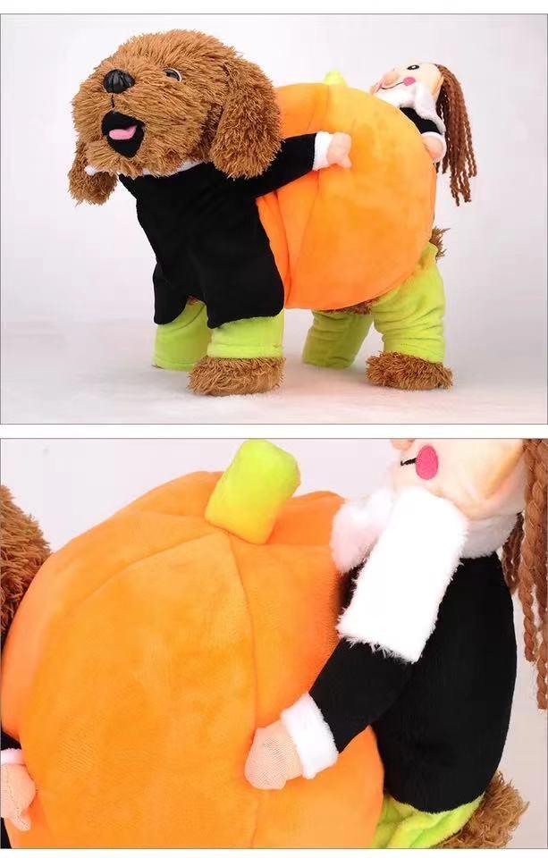 Pet Life - 'Pumpkin Man' Halloween Costume for Dogs