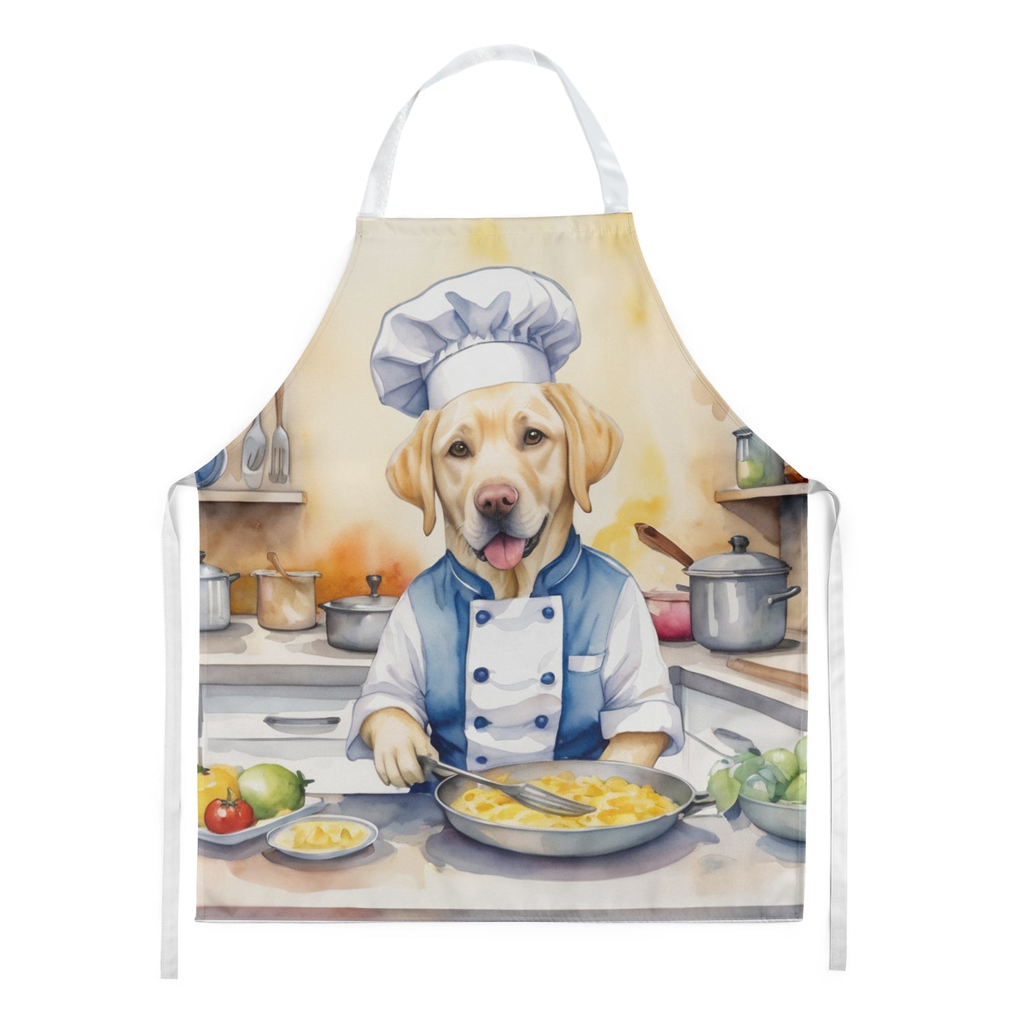 Yellow Labrador Retriever - The Chef Apron for Adult Women and Men - Unisex Large