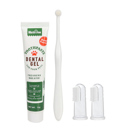 Dental Hygiene Kit For Dogs And Cats - 3 Piece Set