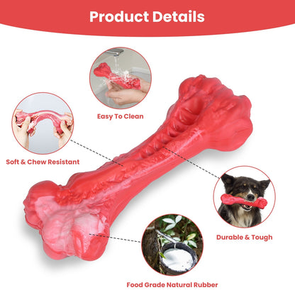 Dog Chew Bone with Beef Flavor for Aggressive Chewers