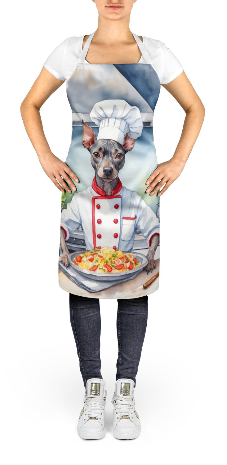 American Hairless Terrier - The Chef Apron for Adult Women and Men - Unisex Large