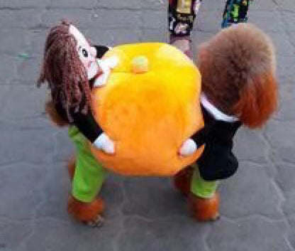 Pet Life - 'Pumpkin Man' Halloween Costume for Dogs