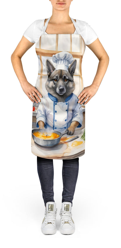 Norwegian Elkhound - The Chef Apron for Adult Women and Men - Unisex Large