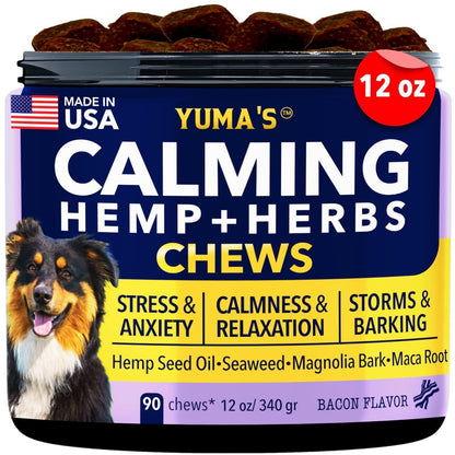 Yuma's - Natural Hemp Calming Chews for Dogs