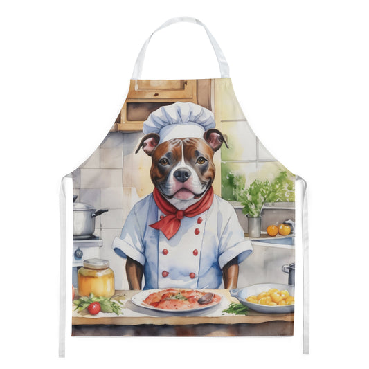 Staffordshire Pitt Bull Terrier - The Chef Apron for Adult Women Men - Unisex Large