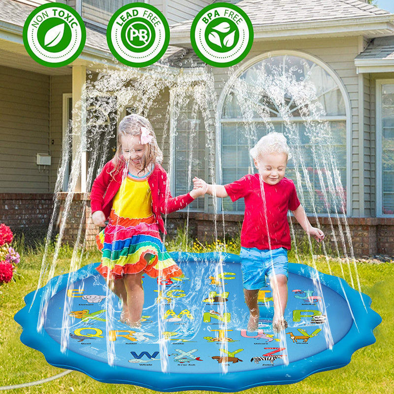 Fun Inflatable Water Fountain Pad for Pets and Kids