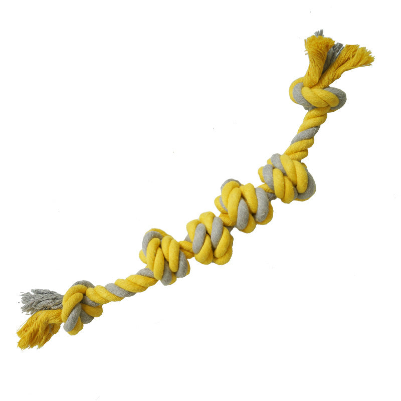 Teeth Grinding Cotton Rope Toy for Dogs