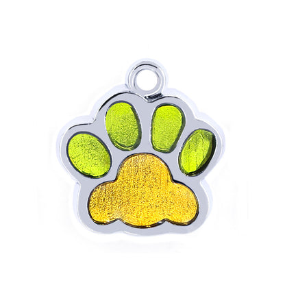 Pawprint Personalized Collar ID Tag for Dogs and Cats