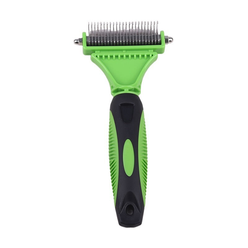 Double-Sided Stainless Dog Grooming Knot Comb