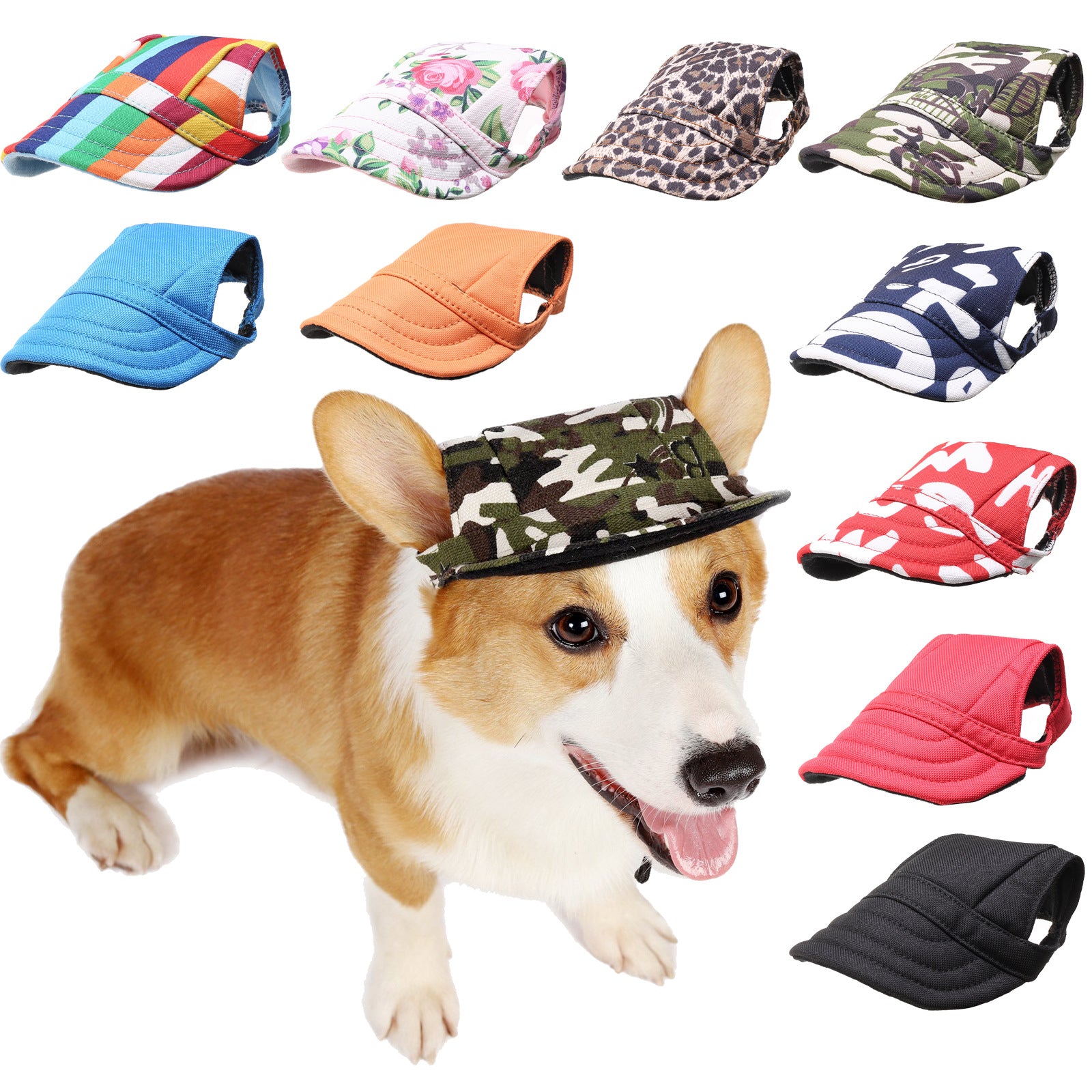 Fashion Protective Baseball Style Hat for Dogs