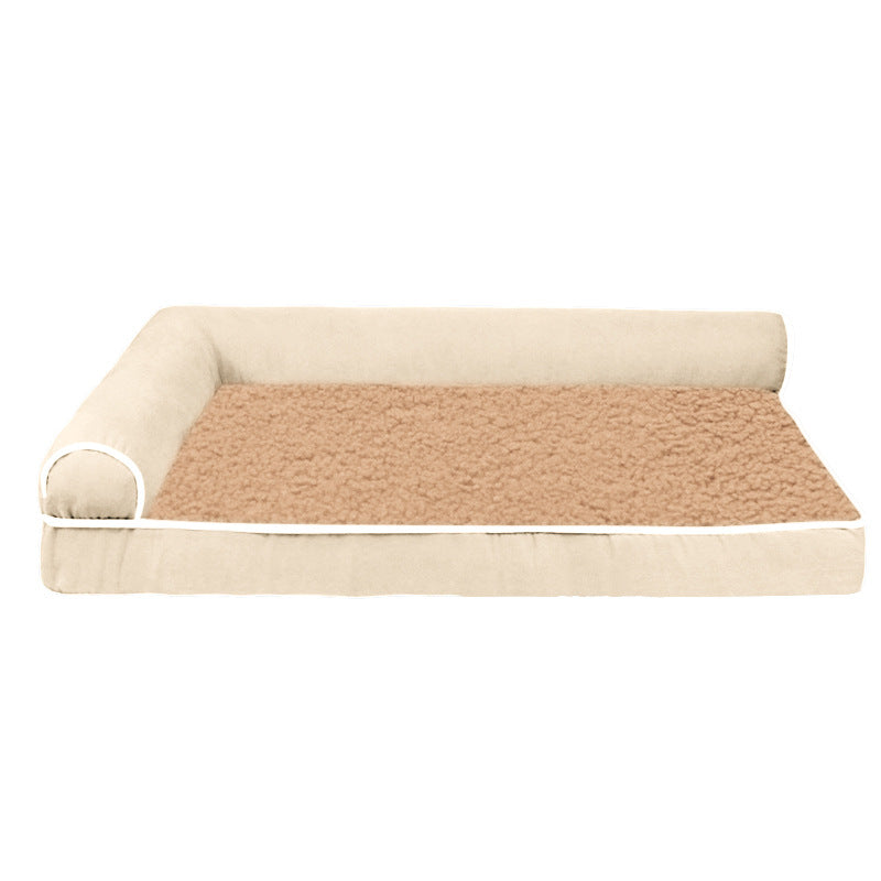 Thick Memory Foam Bolstered All Season Bed for Dogs and Cats