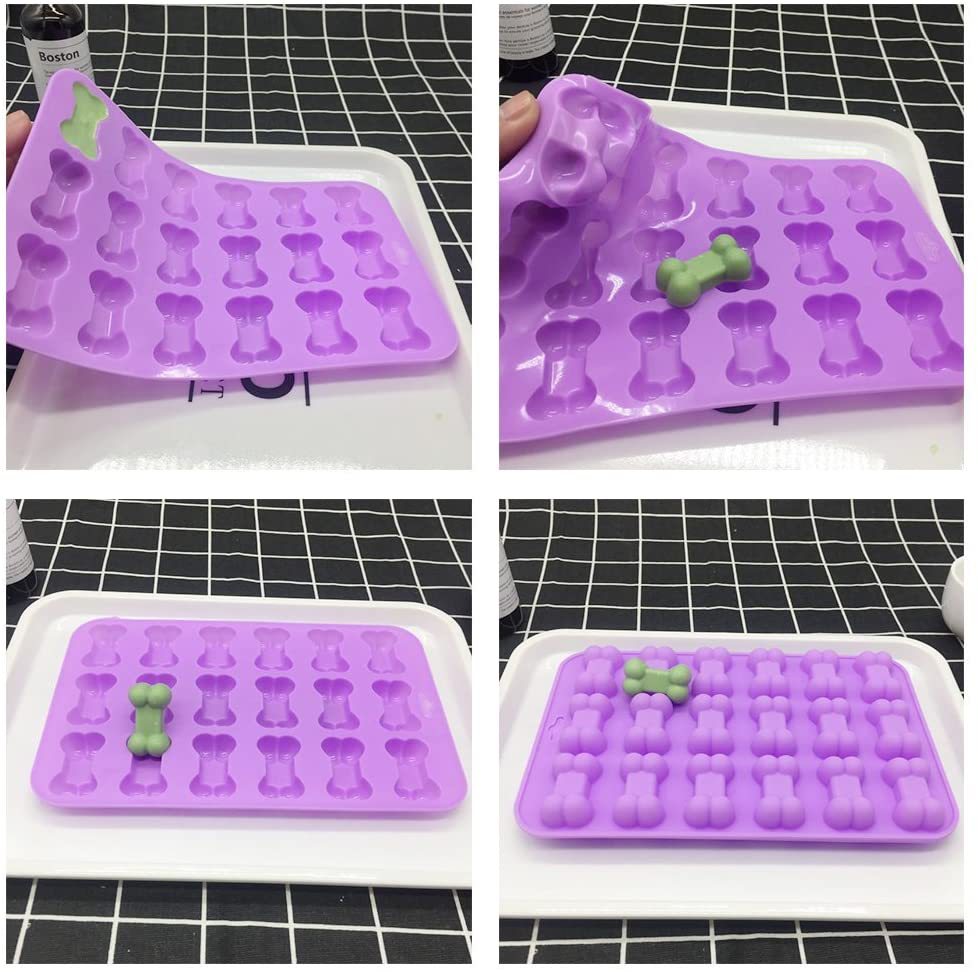 Silicone Bone Treat Baking Molds For Dogs