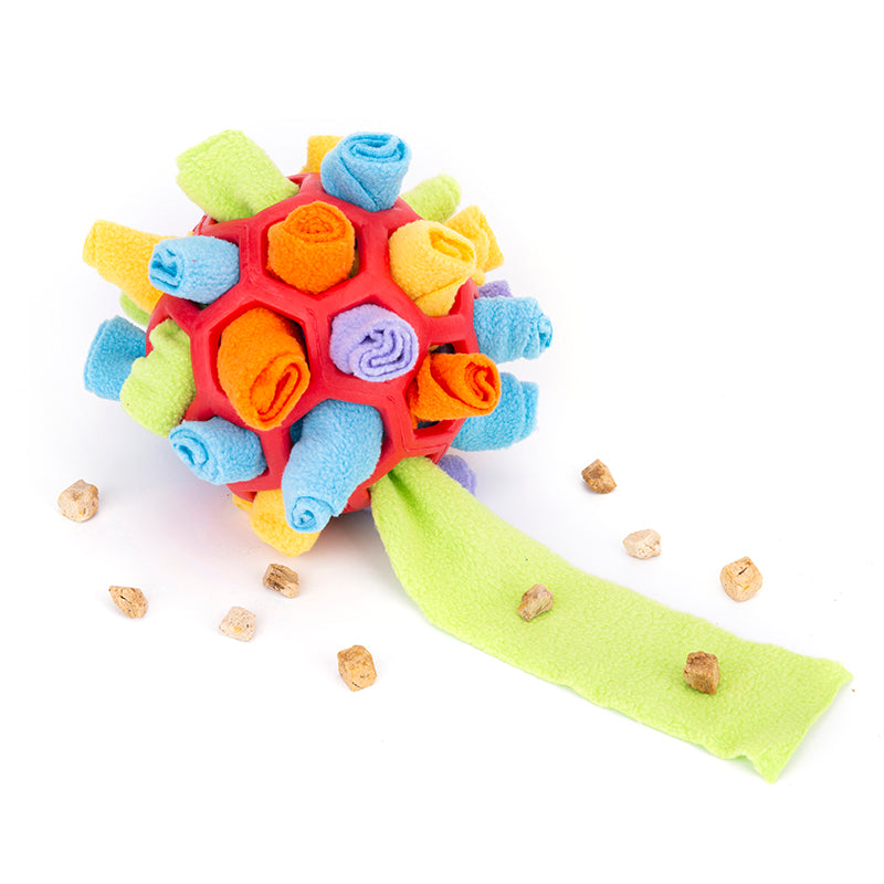 Dog Sniff & Snack Puzzle Snuffle Ball Toy