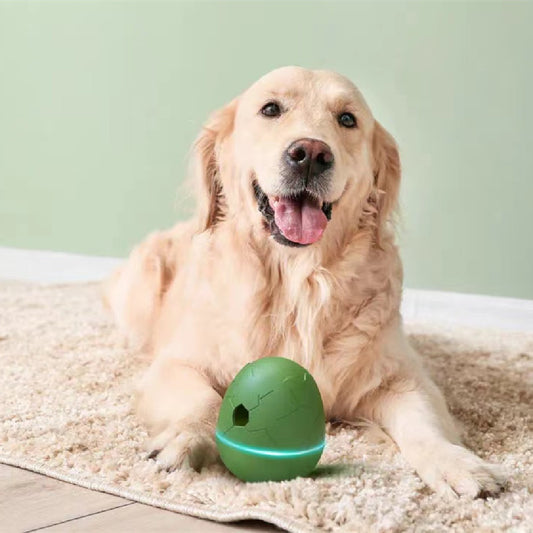 Dancing Egg Shaped Smart Snack Dispenser Dog Toy