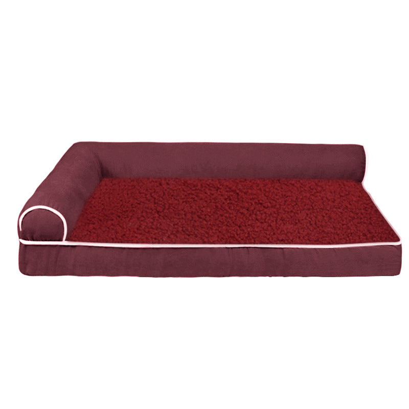 Thick Memory Foam Bolstered All Season Bed for Dogs and Cats