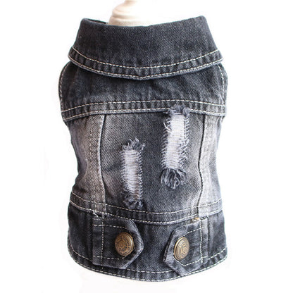 Designer Denim Jacket for Small Dogs or Cats