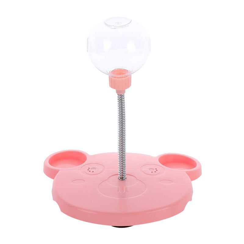 Nibble Spring Ball Cat Treat Dispenser Toy