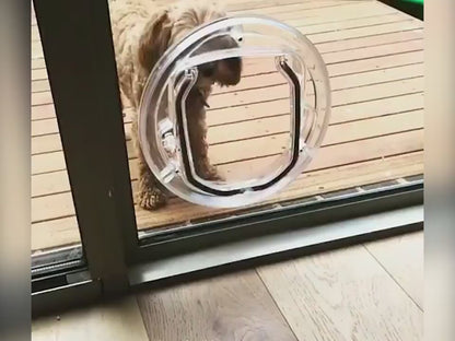 Round Pet Door For Cats Small Dogs