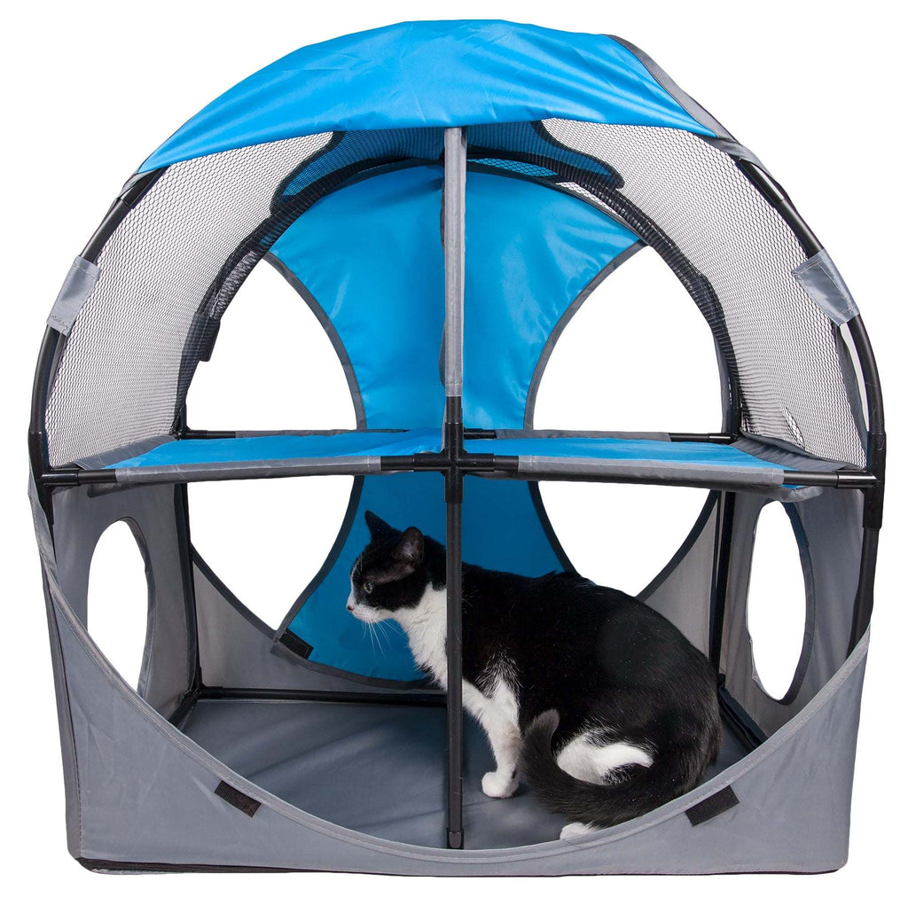 Pet Life - Kitty-Play Collapsible Cat Playhouse