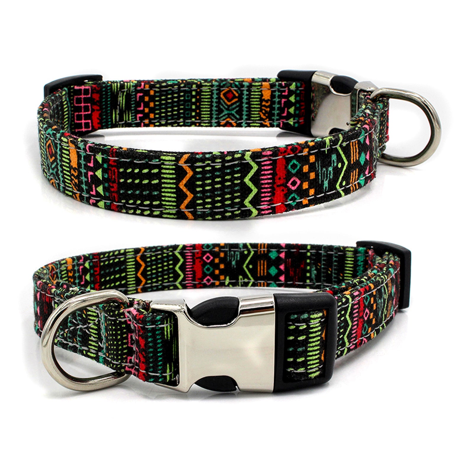 Dog Collars with Festive Colors and Fun Designs