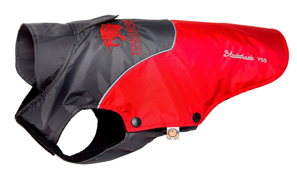 Touchdog Subzero-Storm Waterproof Dog Coat-Red