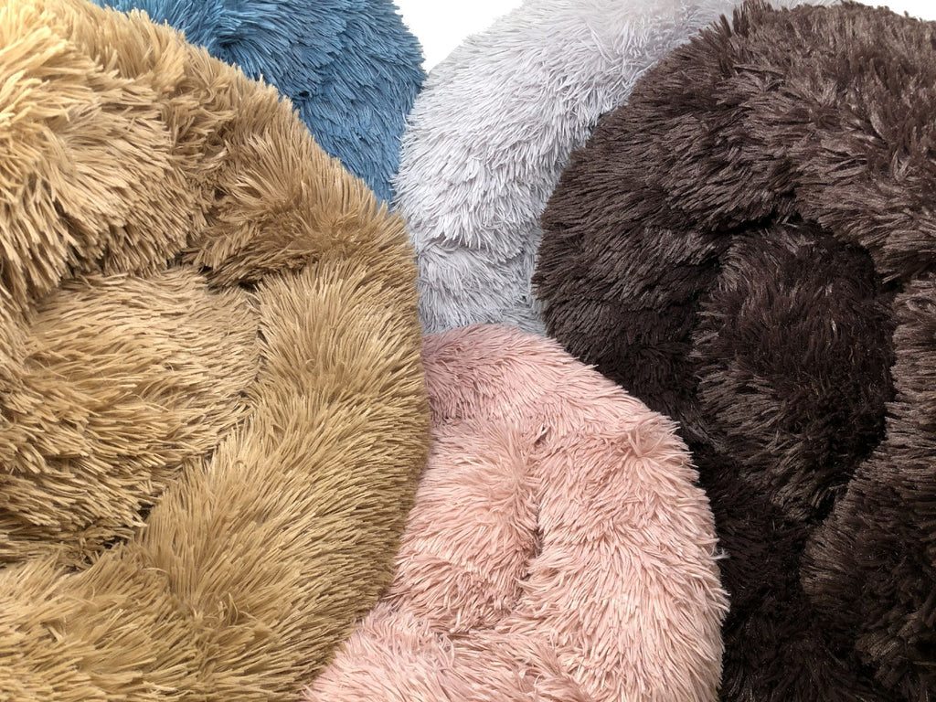 Pet Life Nestler Plush and Soft Round Dog Bed