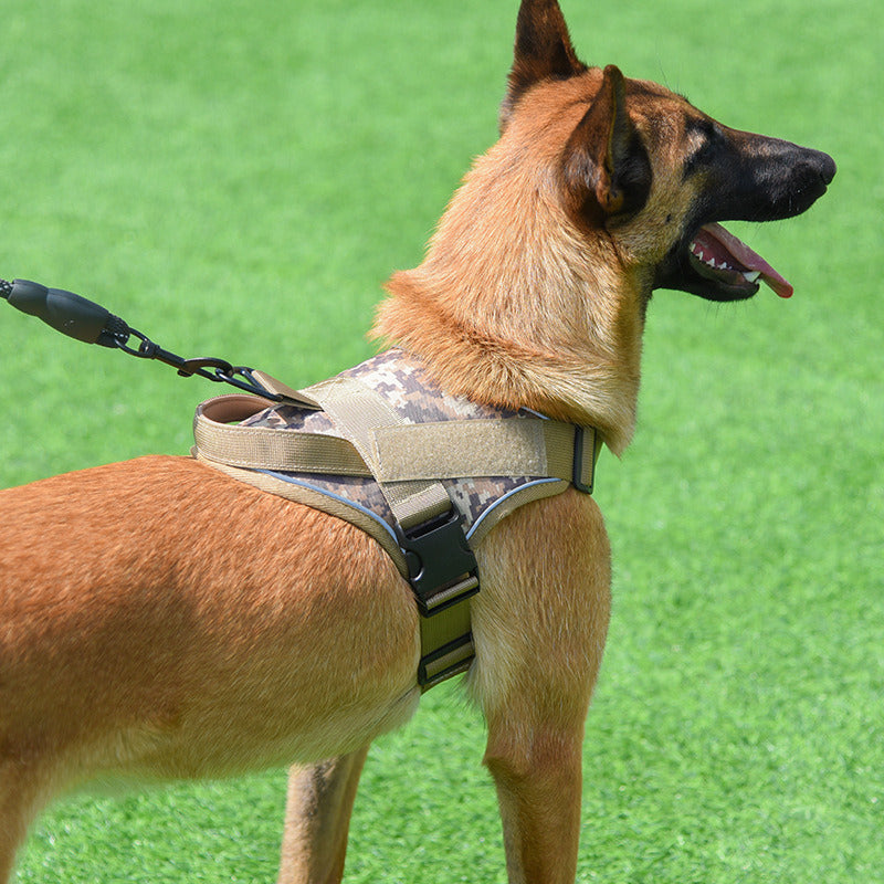 Tactical Chest Strap Training Harness Vest for Large Dogs