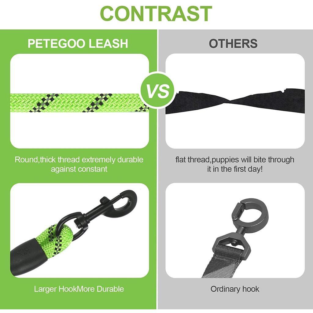 Reflective Strong Dog Leash Padded Handle