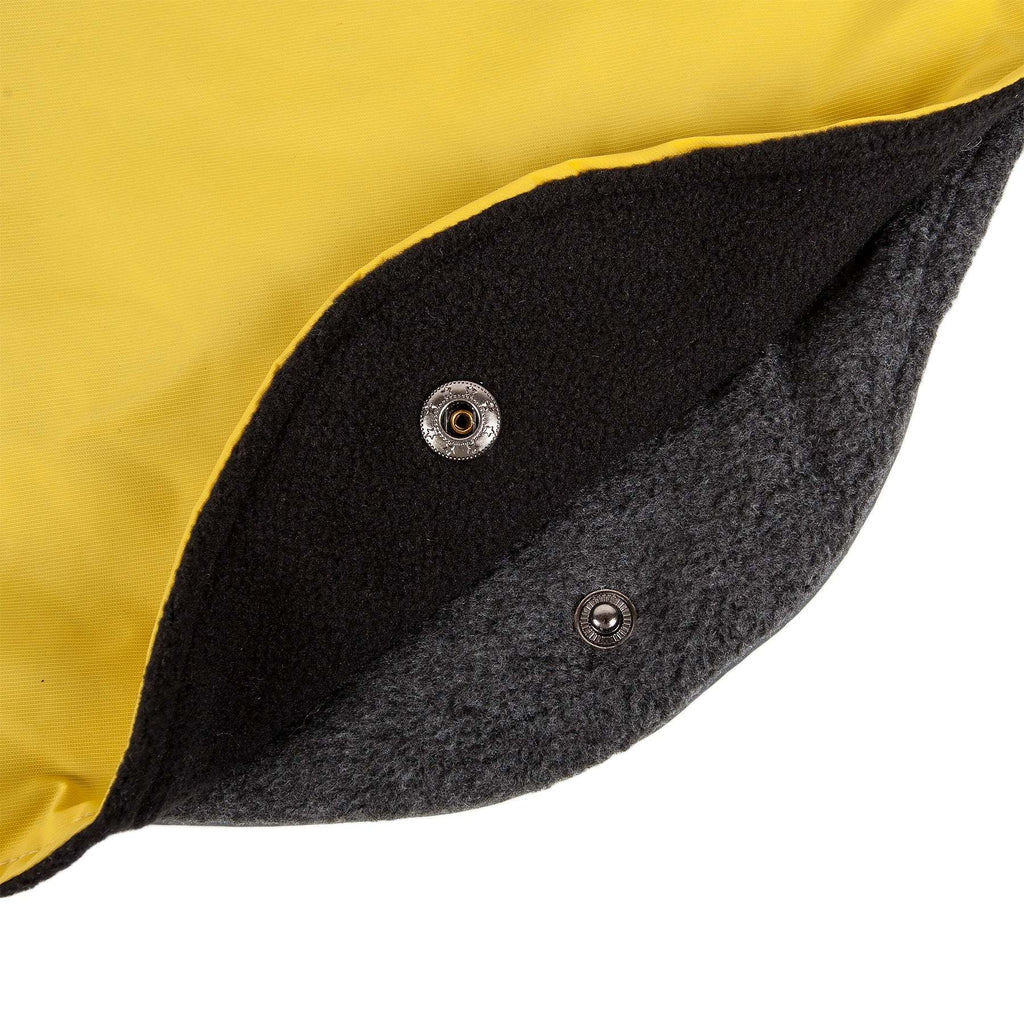 Touchdog Waterproof Convertible Dog Jacket-Yellow