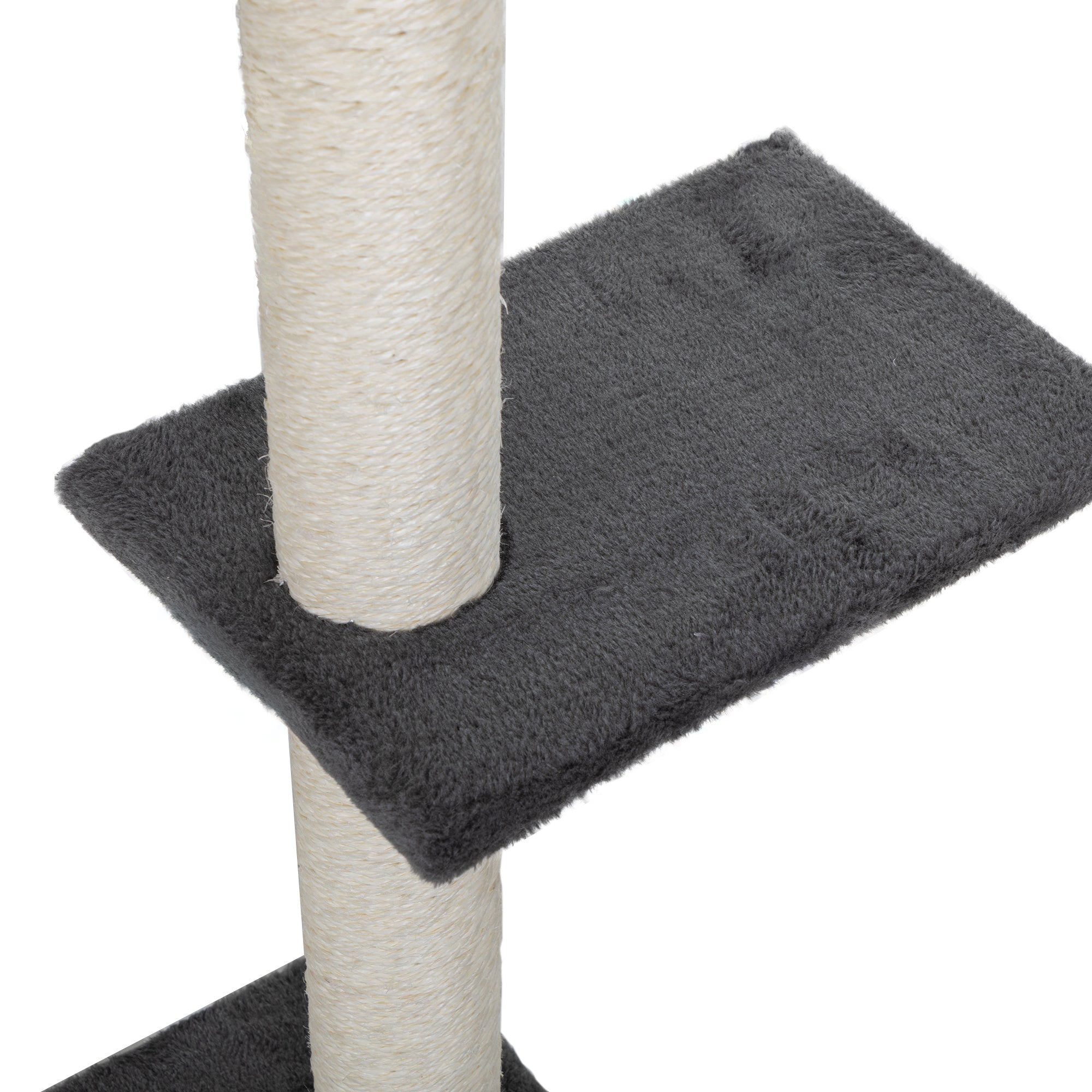 Wall Mounted Activity Tree with Scratching Post for Cats