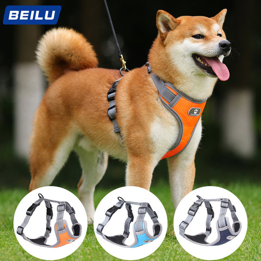 Dog Harness Light-Weight Breathable Reflective Mesh