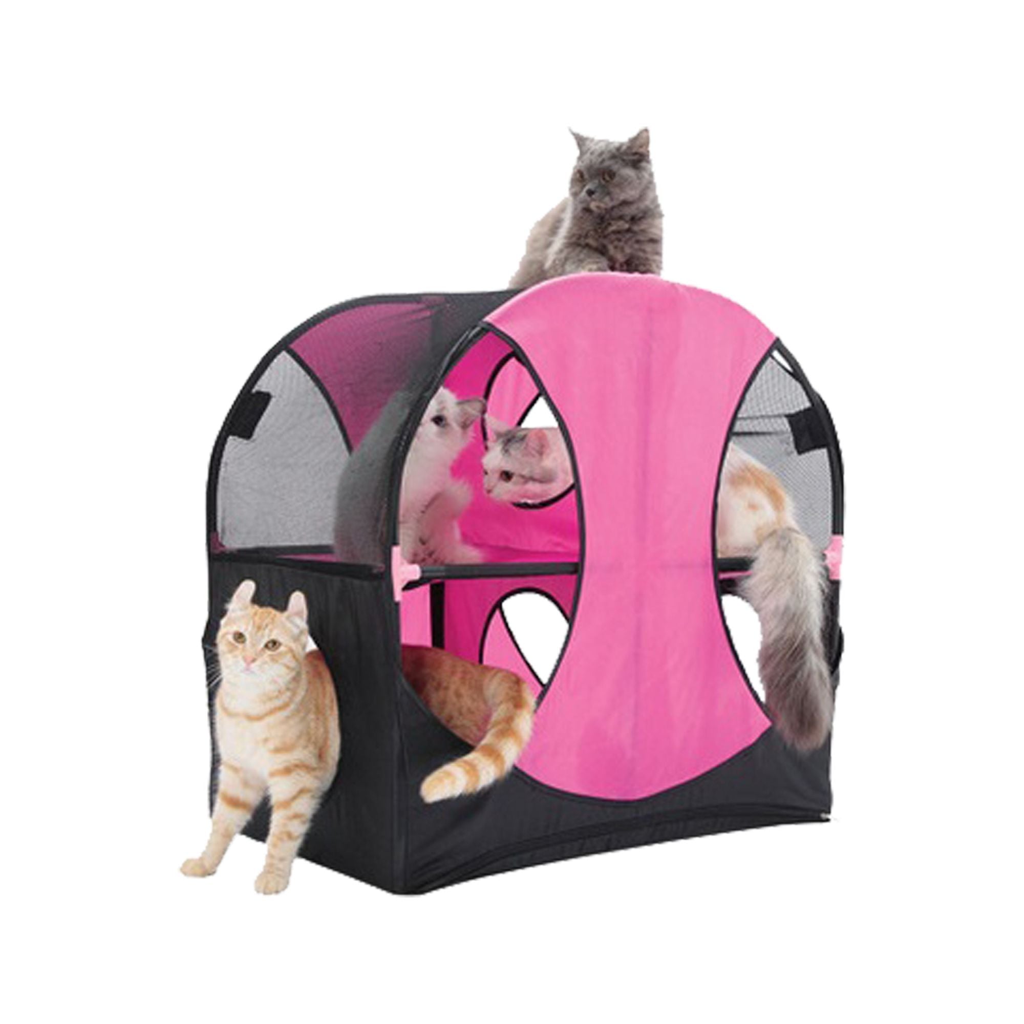 Pet Life - Kitty-Play Collapsible Cat Playhouse