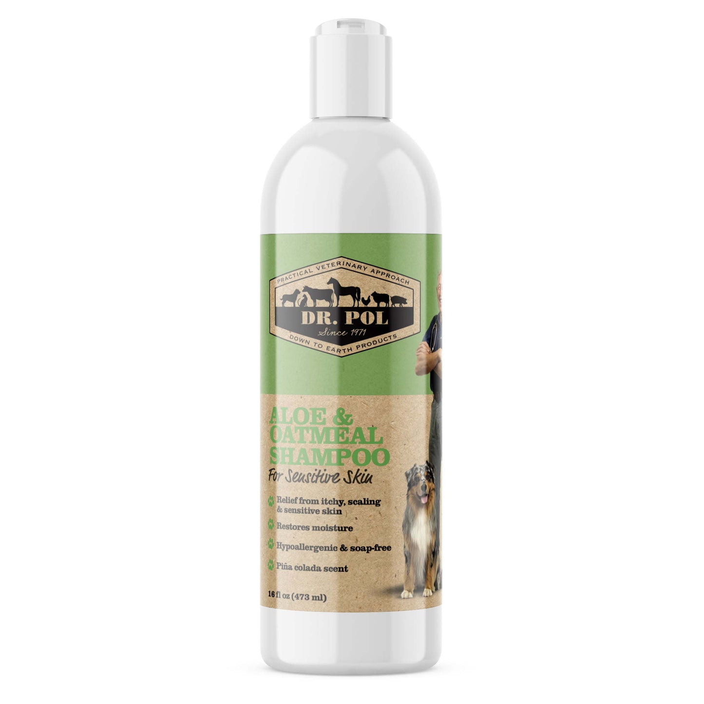 Dr. Pol's Aloe Oatmeal Shampoo for Dogs and Cats