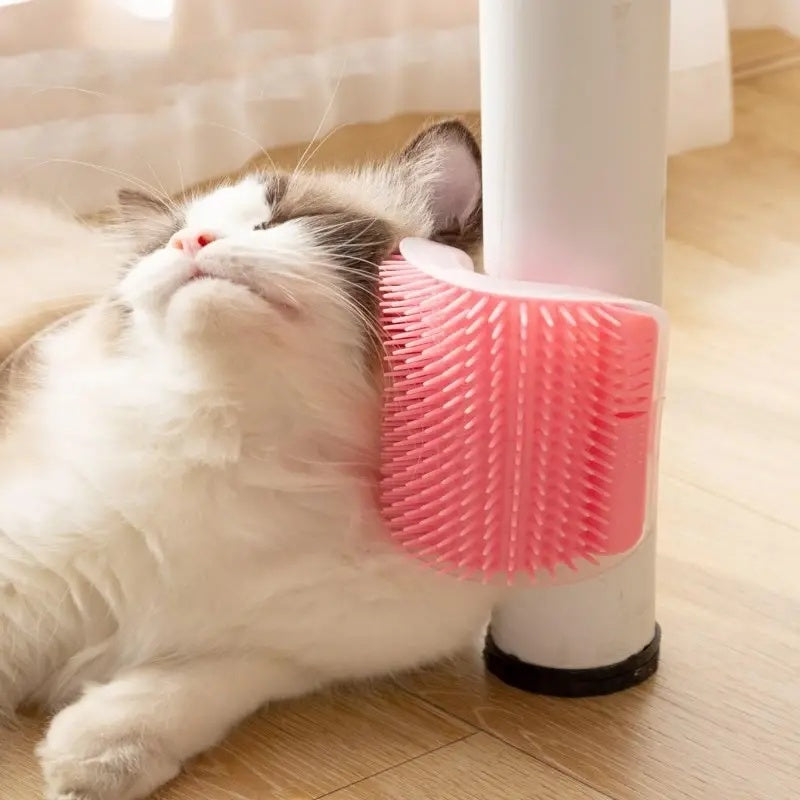 Wall Corner or Table Leg Cat Massager Scratcher