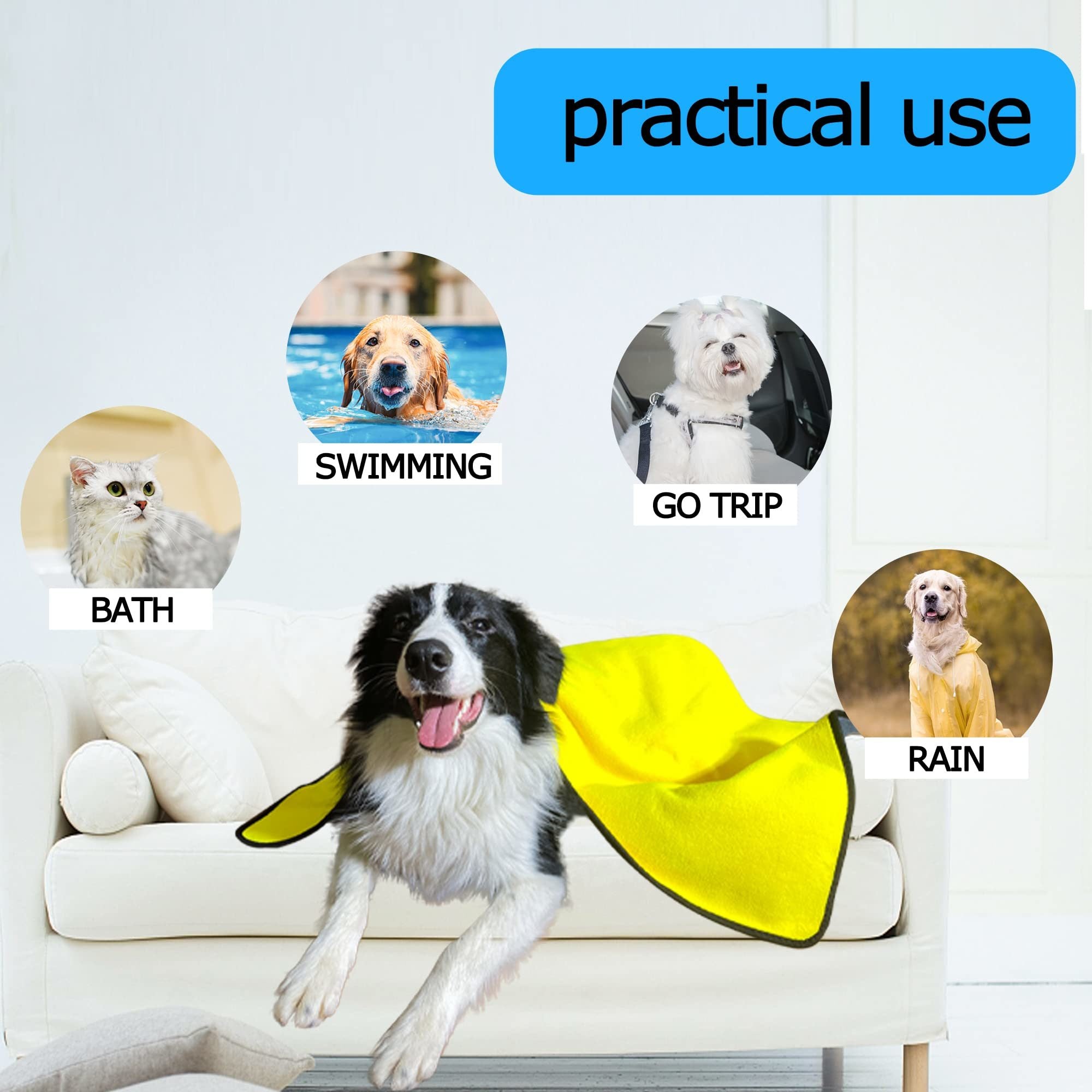 Soft Absorbent Quick Drying Towel For Dogs