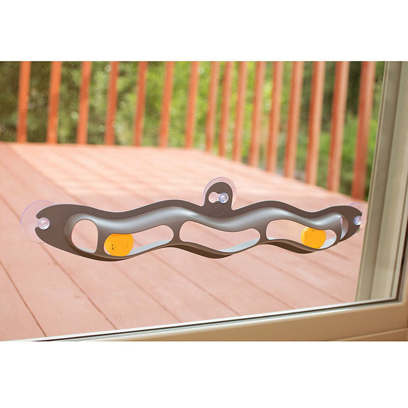 Amusing Window Mounted Track Ball Toy for Cats