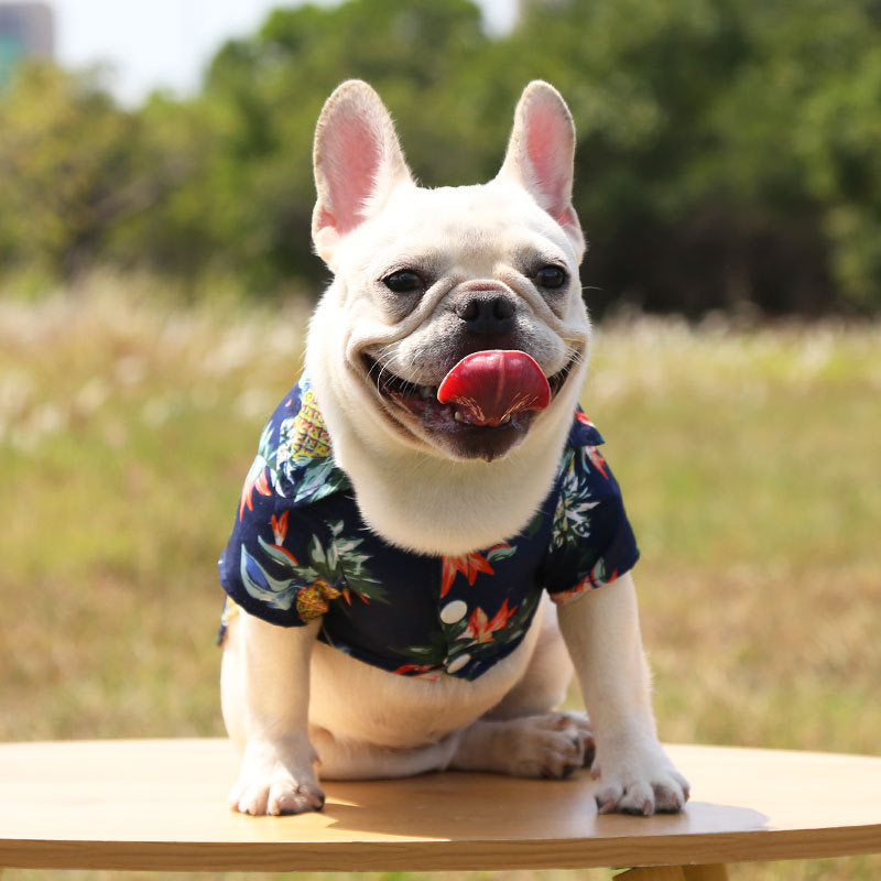 Hawaiian Beach T-Shirts for Small Breed Dogs